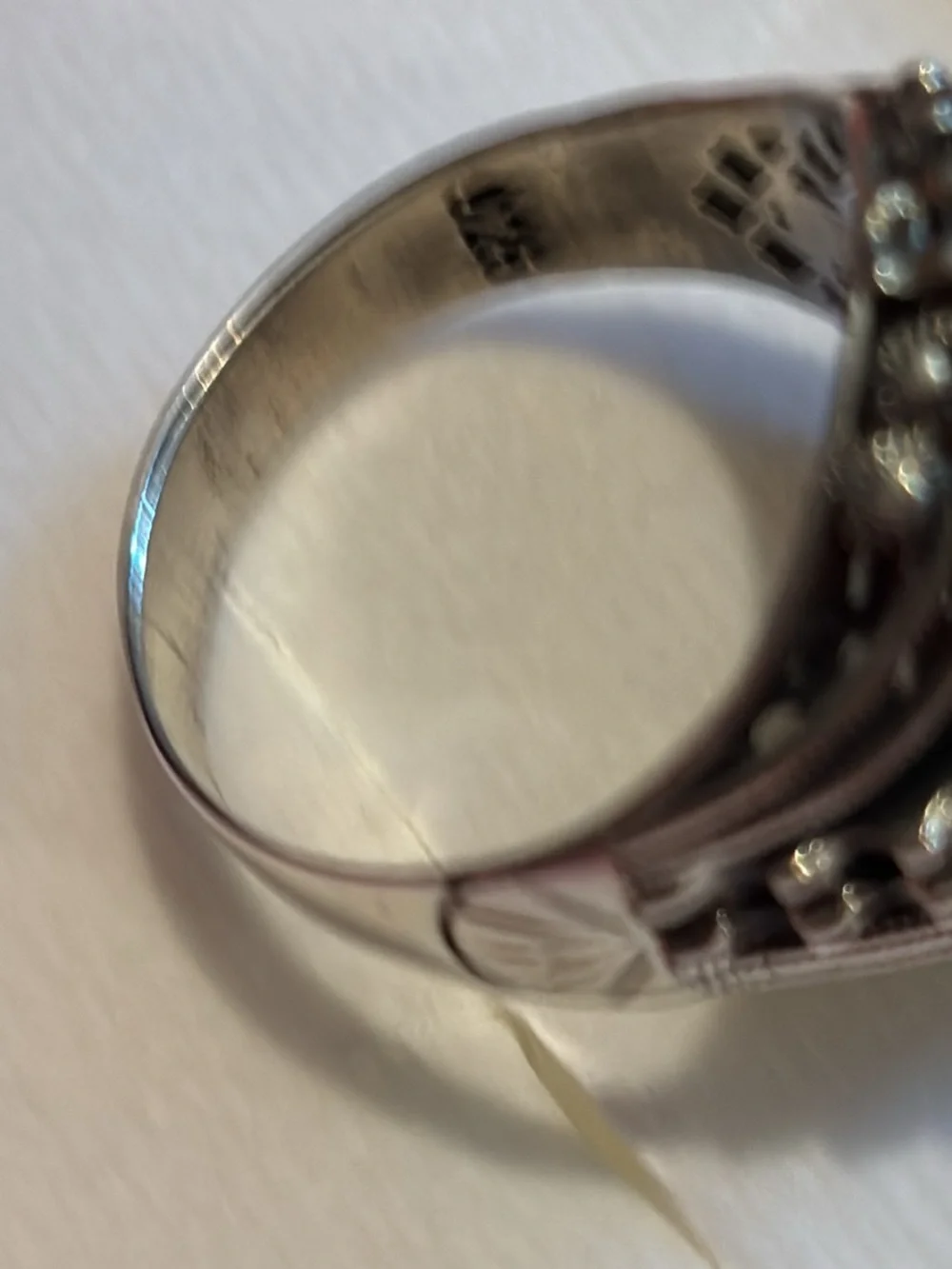 Sterling Silver Amber man’s Ring size 12- Warm Honey Orange